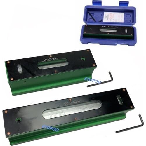 High precision Accuracy 0.02mm 100/150/200/250/300mm Industry Mechanical Bar Level Instrument Bar Level Meter Measuring Tool