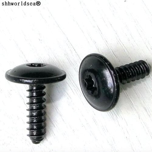 Shhworldsea auto metal fastener Black Cross Tapping Screw Door Trim Panel/Rear Fender for Hyundai 12492-05163 5mm