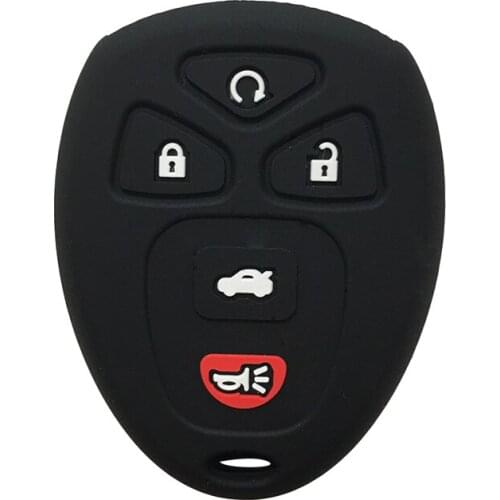 Silicone Key Cover Case for Gmc Yukon 2007 2008 Key Holder for Chevrolet Captiva Traverse for Buick Key Cover Car Accessories