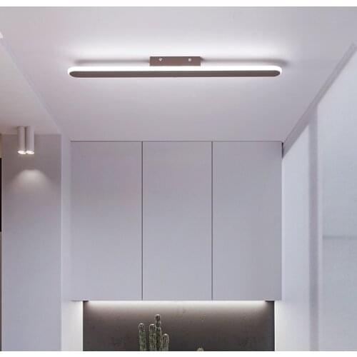 Modern black/ bathroom led mirror lights 0.4M~1.2M wall lamp bedroom stair light led wall lights applique murale luminaire