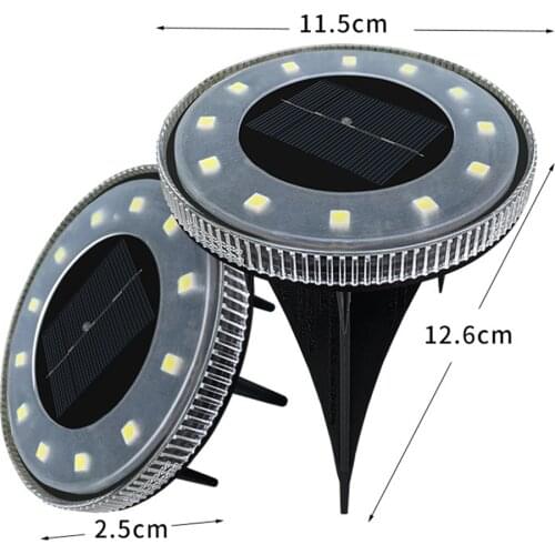 Solar Buried Lamp Outdoor LED Underground Waterproof Ip65 Courtyard Lamp Automatically Sense Street Light Garden Lawn Light