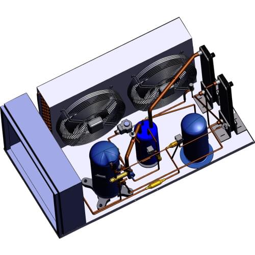 6HP air cooled water chiller can select different refrigerant by its application, different ambient temperature and latitude