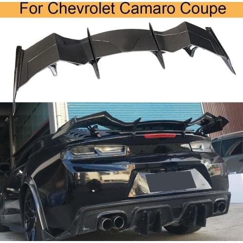 Rear Trunk Spoiler Big Vulture Iris Sytle Customized Wing For Chevrolet Camaro Coupe 2016 2017 2018 Carbon Fiber Spoiler Wing