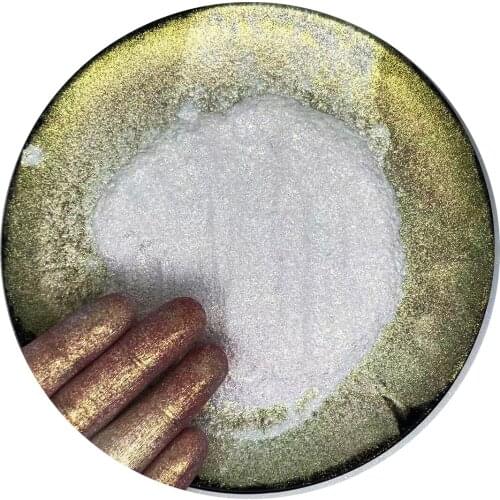 Gold Green Rainbow Chameleons Pigment Color Change Powder Epoxy Resin Colorant Kit Car Automotive Painting Decoration Arts Craft