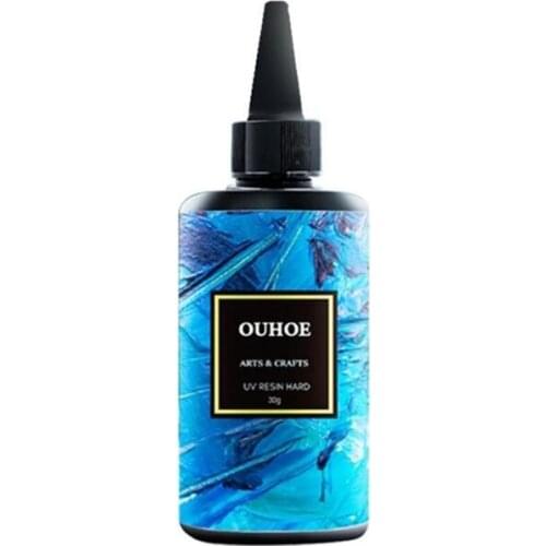 30/100/200g Ultraviolet Resin Hard Glue Curing UV Gel DIY Jewelry Crafts Making N58F