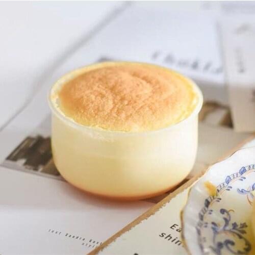 30pcs High quality matte transparent disposable pudding cups thick 140ml baking package DIY handmade small cake cup with lid