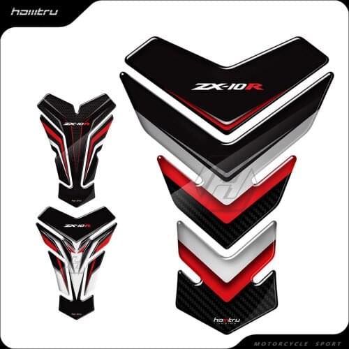 3D Motorcycle Tank Pad Protector Sticker Case for Kawasaki Ninja ZX10R SE/RR ZX-10R Tankpad