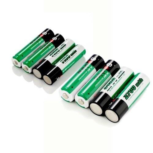 4PCS/Pack Soshine AA 2700mAh 1.2V Ni-MH + 4PCS/Pack Soshine AAA 1100mAh 1.2V Ni-MH Rechargeable Battery