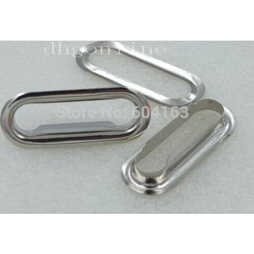 50 pcs 30mm x 6mm 1.18" x 0.25" Oval shaped metal Grommet Eyelets for Canvas Clothes Leather Self Backing Purse Buckles