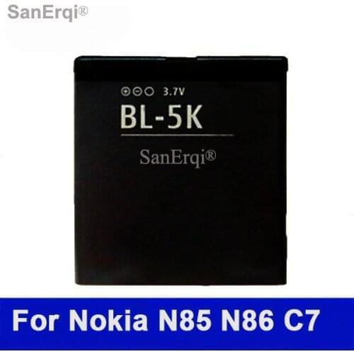 BL 5 K BL-5K BL5K Battery For Nokia N85 N86 C7 X7 C7-00 Phone Recharge Battery