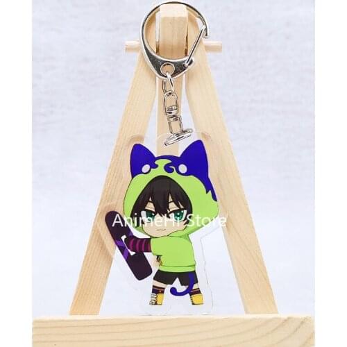 Anime SK8 the Infinity SK EIGHT Keychain Figure Doll REKI MIYA LANGA Sakurayashiki Kaoru Acrylic Keyring Bag Pendant for Gift