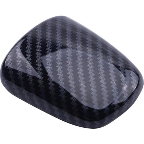 Car ABS Carbon Fiber Style Gear Shift Knob Head Cover Trim Sticker Fit For Dodge Charger Challenger 2015 2016 2017 2018 2019