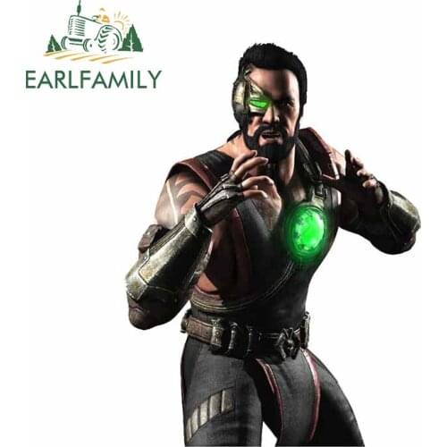EARLFAMILY 13cm x 9.6cm for Arcade Mortal Combat Cartoon Car Stickers Refrigerator Windshield Decal Windows Motorcycle Graphics