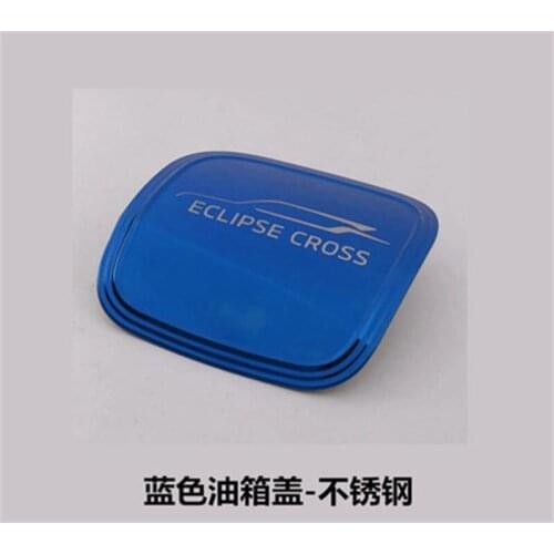 Car styling for Mitsubishi Eclipse Cross 2018 2019 Car-covers ABS +stainless steel Fuel Tank Cover Gas Tank Cover trim
