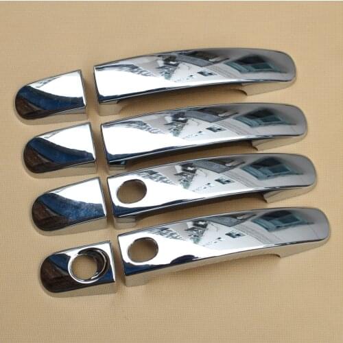 Keyless Door Handle Cover For Ford Kuga Escape 2013-2019 Chrome Overlay