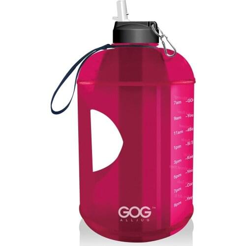 Gallon Water Bottle with Time Marker and Straw Motivational Water Jug BPA Free Leakproof Large Water Bottles Drop Shipping