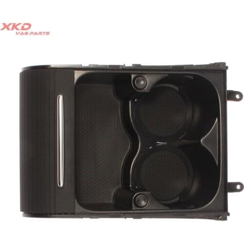 Black New Cover Center Console Cup Holder Fit For V-W PASSAT 3C B6 B7 CC 2007-2013 3CD 858 329 A