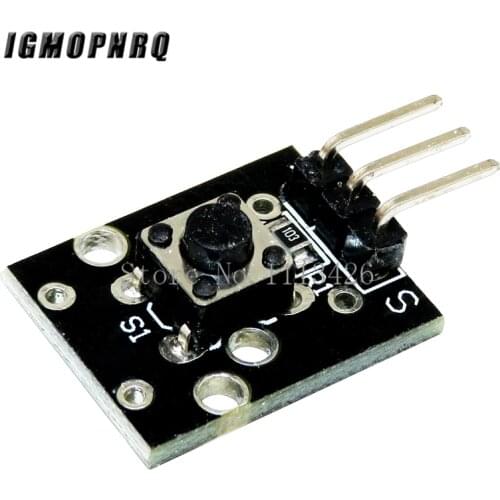 1pcs KY-004 3pin Button Key Switch Sensor Module for Diy Starter Kit 6*6*5mm 6x6x5mm KY004