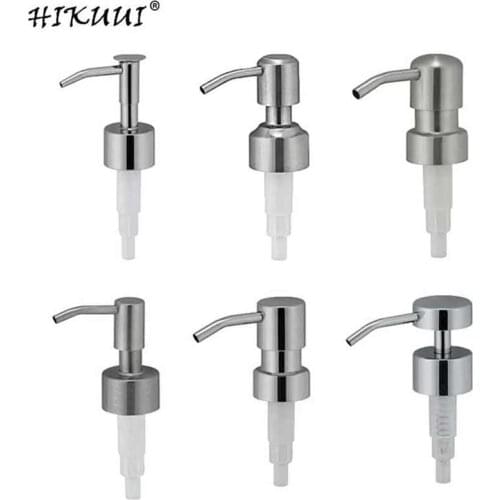 Liquid Soap Dispenser Universal Tool Stainless Steel Soap Pump Liquid Lotion Dispenser Replacement Jar Tube for Bathroom Kitchen