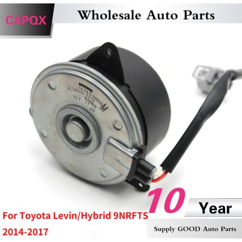 CAPQX Cooling Fan Motor FOR TOYOTA LEVIN/HYBRID 9NRFTS 2014 2015 2016 2017 16363-0Y070