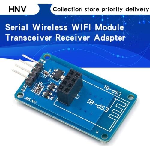 ESP8266 ESP-01 Serial WiFi Wireless Adapter Module 3.3V 5V Esp01 Breakout PCB Adapters Compatible For Arduino