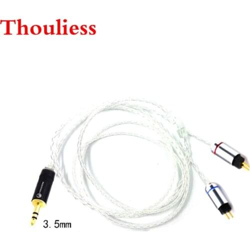Thouliess Hi-end 2.5 3.5 4.4mm Balanced 0.78mm 2Pin Earphone Cable For W4r UM3x 1964 Heir 10.A IEM8.0 IEM10.0 KZ zs5/zs3