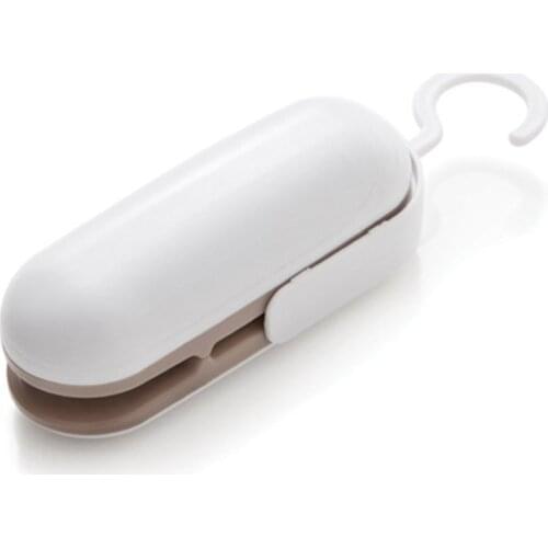 Mini Sealing Machine Portable Food Heat Sealer Plastic Package Storage Bag Handy Sticker and Seals for Food Snack Closing Capper