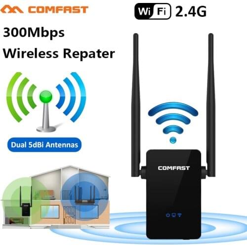 COMFAST 300Mbps Mini WiFi Adapter USB2.0 Wifi Receiver Dongle 2.4GHz Portable Network Card Wireless External Receiver For Home