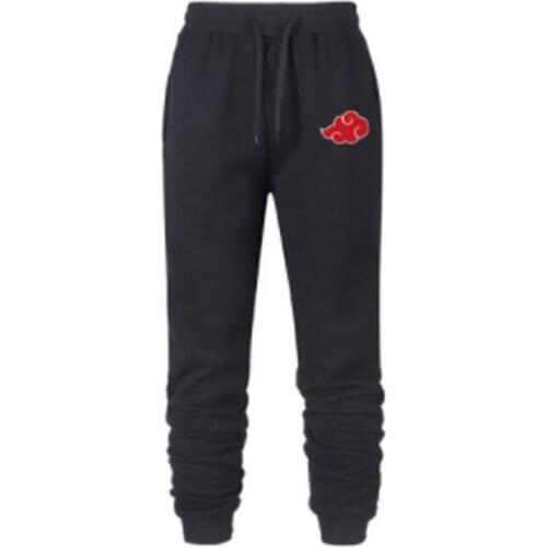 Men Joggers Casual Pants Anime Akatsuki Cloud Symbols Print Fitness Men Sportswear Tracksuit Bottoms Sweatpants Trousers Pants