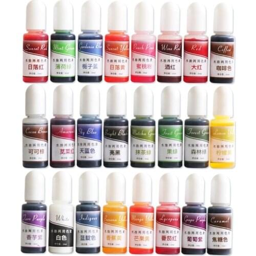 24 Colors Natural Bath Bomb Soap Dye Food Grade Skin Safe Resin Colorant Pigment