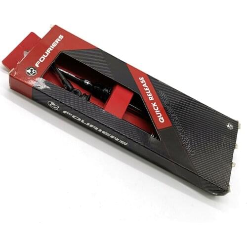 Fouriers QR-DX001 MTB Bike Titanium & Carbon Hub Skewers Ti Alloy Quick Release Black Bicycle Parts