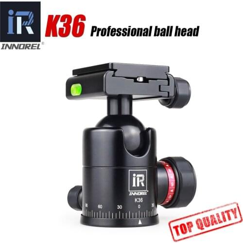 K36 Camera Tripod Ball Head with Quick Release Plate tripod head for Tripod Monopod Slider All CNC high performance price ratio