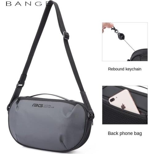 Xiaomi Portable Fashion Couple Sling Bag Large Capacity Waterproof Shoulder Crossbody Bag with USB Charging Chest Bag