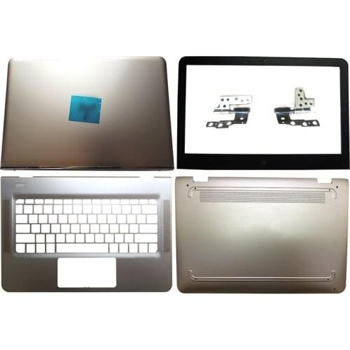 Gold Laptop LCD Back Cover/Front Bezel/Hinges/Palmrest/Bottom Case For HP ENVY 13-AB Series 6070B1083401 909623-001 NEW