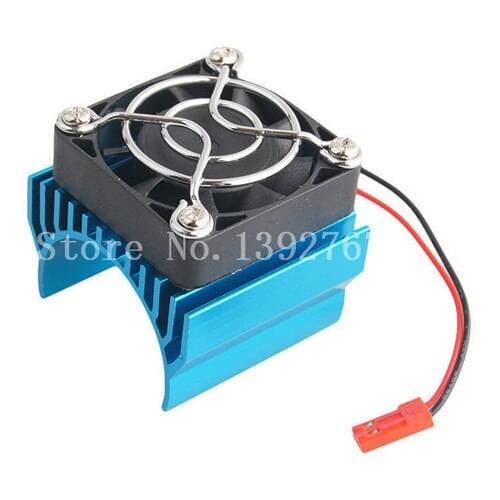 RC Parts 540 550 Electric Motor Heat Proof Cover Heat Sink and Cooling Fan 7020 5V 0.15A For 1/10 HSP Himoto Redcat