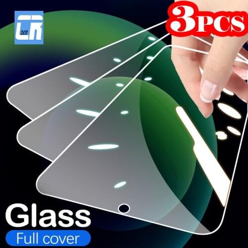 3pcs Full Cover Tempered Glass for Samsung Galaxy S20 A51 A71 A31 A12 A42 A21S A31 A41 A40 A50 A60 A70 A80 A90 Screen Protector