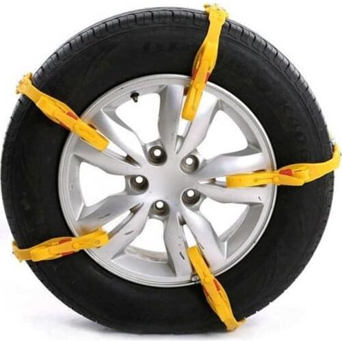 1PC Car Universal Thickened Snow Chains TPU Material Sand Snow Emergency Tires Special Auto Anti-skip Car Tire Security Chain