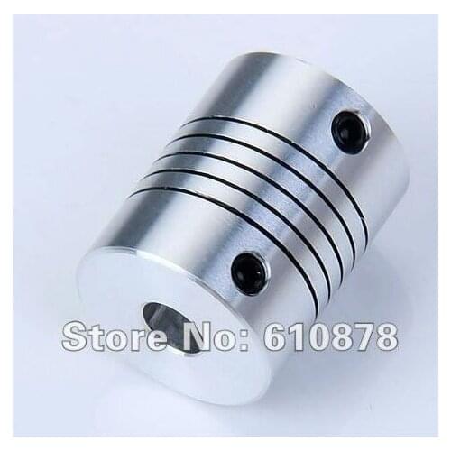 30pcs/lot,NEW 4x4mm 4*4 mmCNC Motor Shaft Coupler 4mm To 4mm Flexible Coupling OD 18x25mm