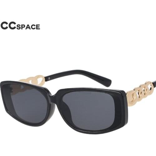 51111 Retro Cat Eye Square Luxury Brand Sunglasses Chain Leg Women Fashion Shades Uv400 Vintage Glasses