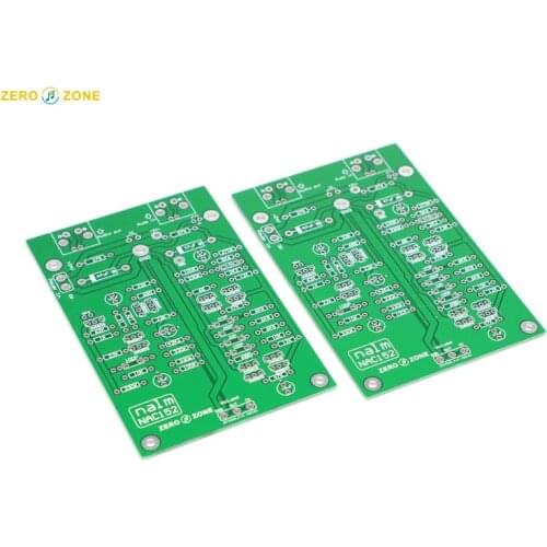 Free shipping 2 PCS (2 Channel) NAC152 Preamplifier PCB base on NAIM NAC152XS