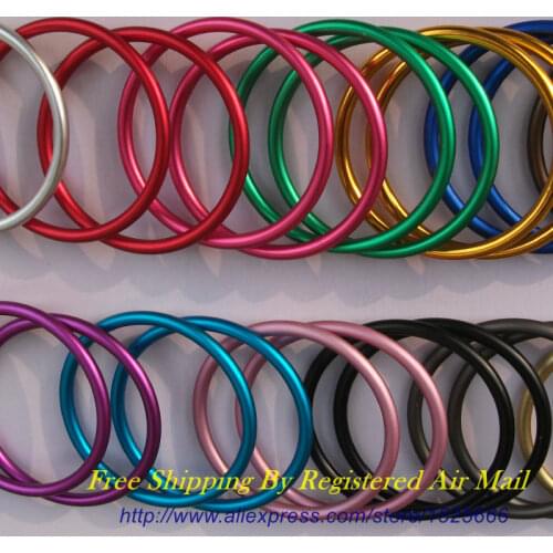 Free Shipping 40pcs/20pairs 3" Large Size No Weld Construction Aluminium Ring Baby Sling DIY Toddler Carriers