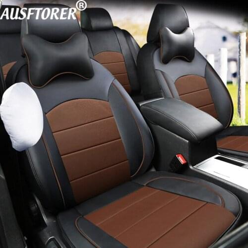 Genuine Leather & Leatherette Seat Cushion for Toyota Corolla 2014-2017 Seats Covers Sets for Car Supports Interior Accessories
