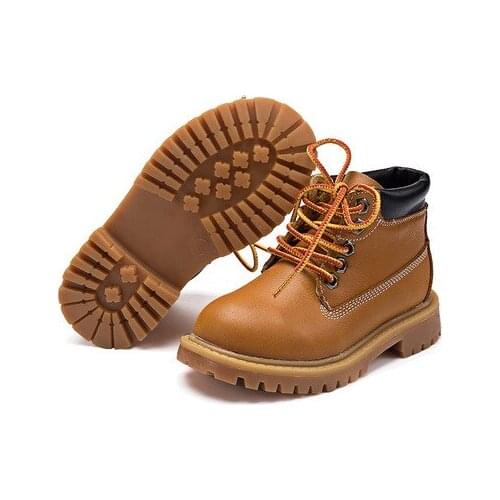 Boots Childrens Shoes Mother & Kids winter children boots leather Martin boots boys girls fashion boots 2017 whole sale hot