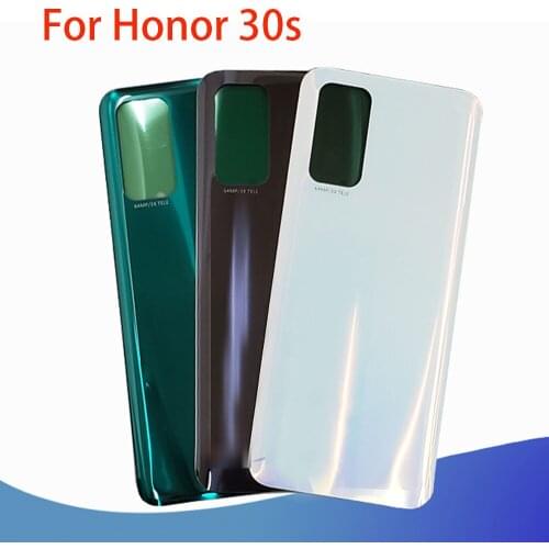 For HONOR 30S 5G CDY-AN90 Back Battery Cover Door Housing case Rear Glass Replace parts HONOR30 S 5G for HONOR 30S
