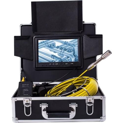 9Inch Screen Monitor 20M Cable 23MM Camera Head Pipeline Camera System Camera Viewing Angle 120 Degree IP68 Waterproof