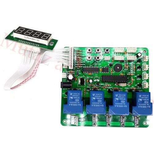 JY-21 multi function 4 digits coin operated timer board for 1-4 devices machines/ coin operated timer for vending machine
