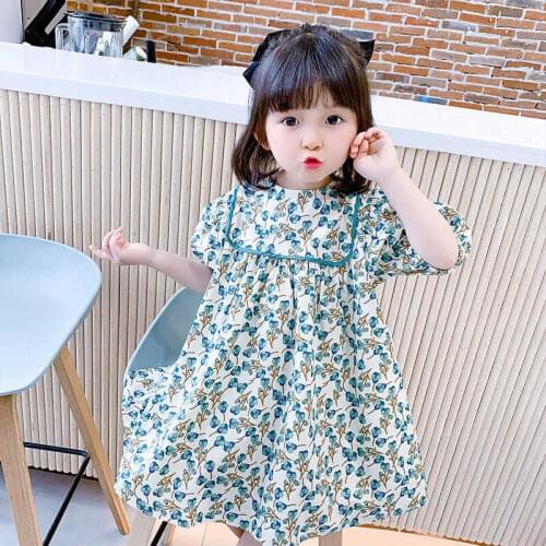 Costume Girl Princess Dress Baby Toddler Clothing 2021 New Floral Cute Fashion Top Quality
