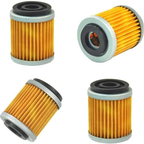4Pc Motorcycle Engine Oil Filter for Yamaha XT200 XT225 TT-R225 TT225 TT-R230 SRX250 XT250 BW350 TT350 TT600 XC125 YJ125 125 XC