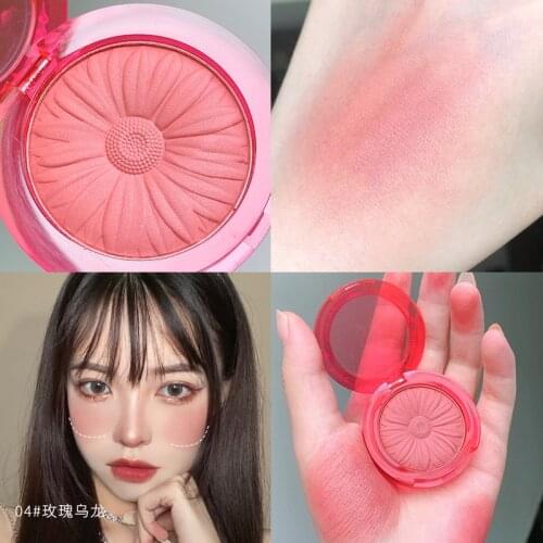 Miss Lara new Face Blusher Powder Rouge Makeup Cheek Blusher Powder Minerals Palettes Blusher Brush Palette Cream Natural Blush
