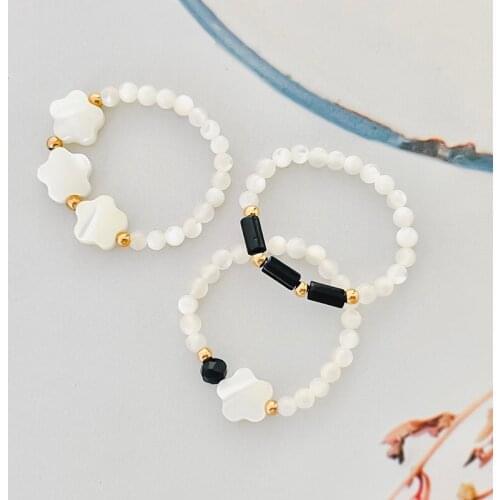 MOMIJI Women's Gold Rings